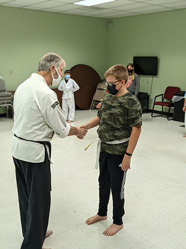 Kids yellow stripe 2