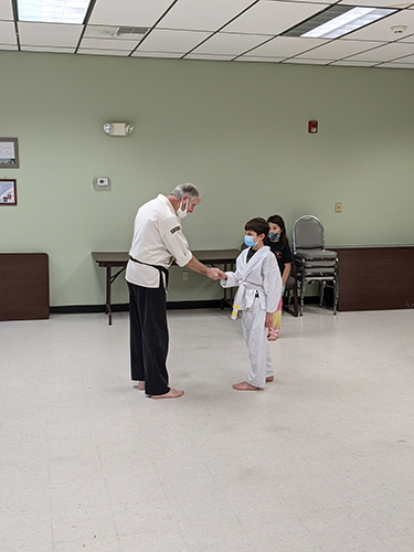 Kids yellow stripe 4