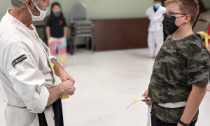 One of our awesome students getting there yellow stripe (8)