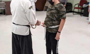 One of our awesome students getting there yellow stripe (7)