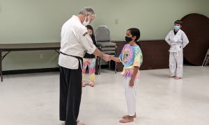 One of our awesome students getting there yellow stripe (2)